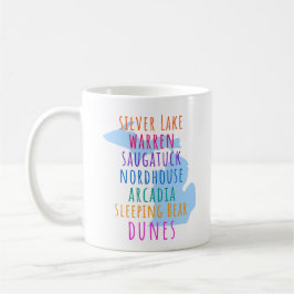 Michigan-Sanddünen-Mittens-Staats-Kaffeetasse Kaffeetasse