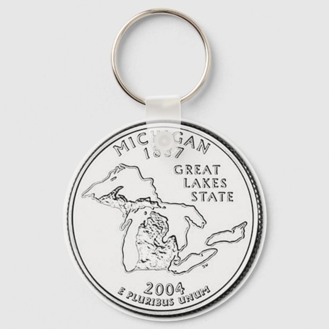 Michigan Schlüsselanhänger (Vorderseite)