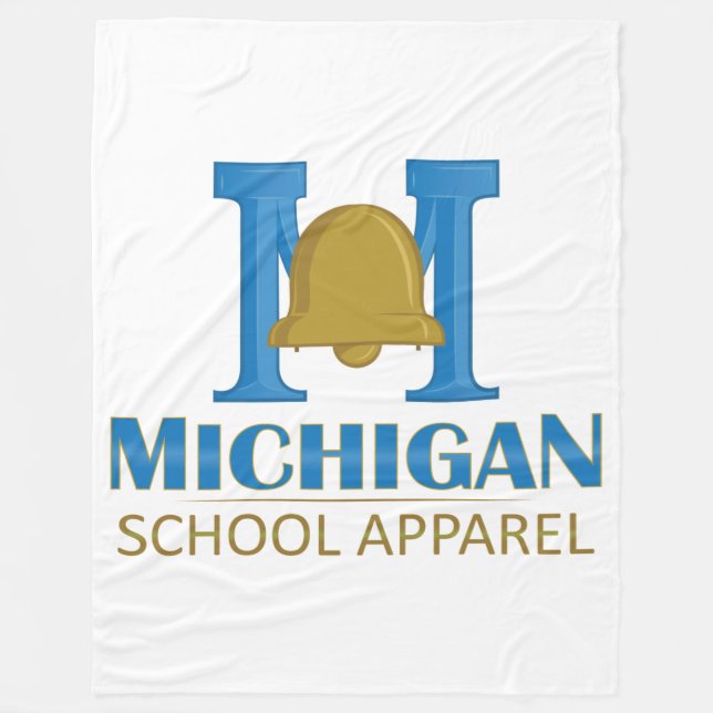 Michigan School Apparel Fleecedecke (Vorderseite)