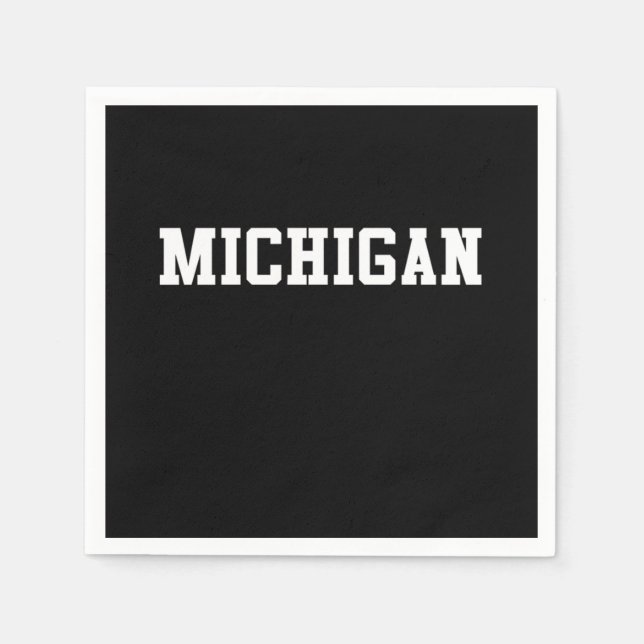 Michigan Serviette (Vorderseite)