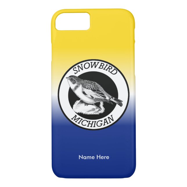 MIchigan Snowbird Shield Case-Mate iPhone Hülle (Rückseite)