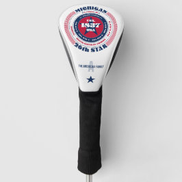 Michigan Staat Circle Custom Golf Head Cover Golf Headcover