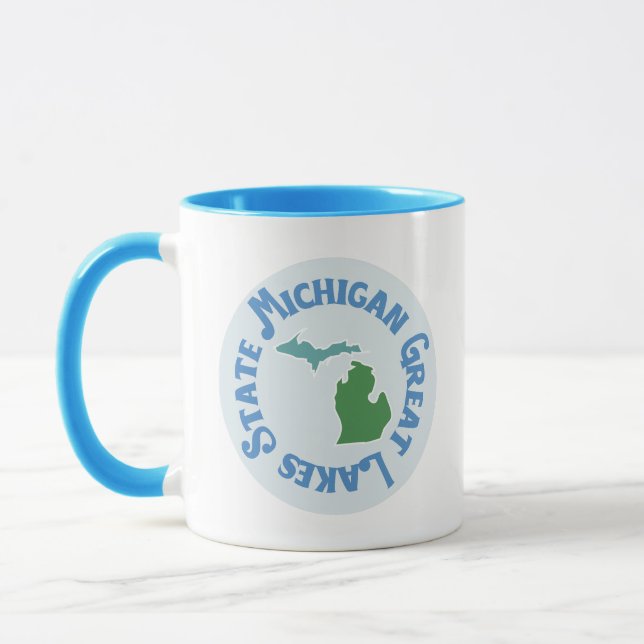 Michigan - Staat der Großen Seen Tasse (Links)