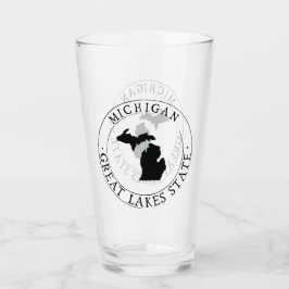 Michigan Staat Drink Glass Glas