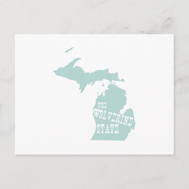 Michigan Staat Nickname Postkarte (Vorderseite)