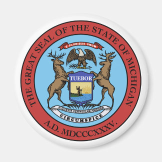 Michigan Staat Siegel Magnet