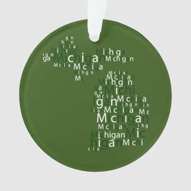 Michigan Staat University Ornament (Vorderseite)