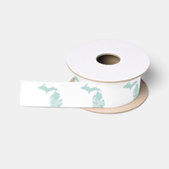 Michigan-Staats-Motto-Slogan Satinband (Spule)