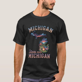 Michigan State Abenteuer Camping Design T-Shirt