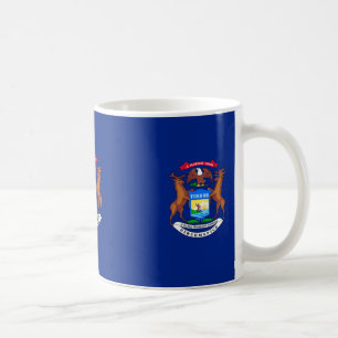 Michigan State Flag Design Kaffeetasse