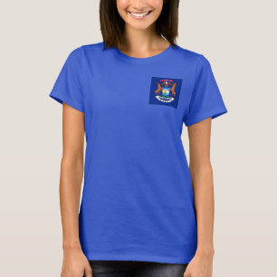 Michigan State Flag Design T-Shirt