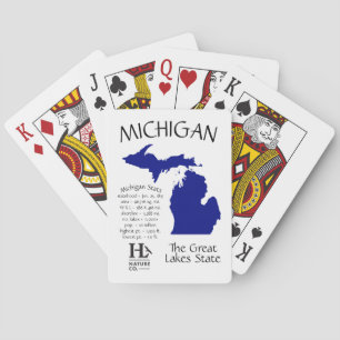 Michigan-Statistiken Spielkarten