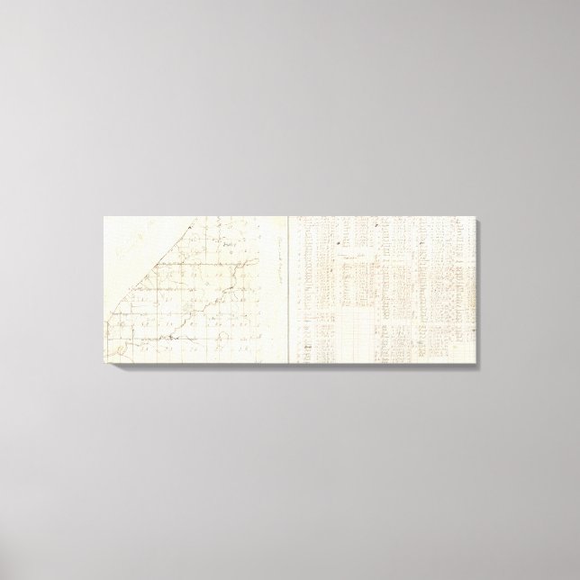 Michigan Survey Leinwanddruck (Vorderseite)