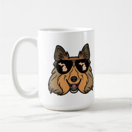 Michigan Theme coffee Tasse - Sheltie Sheepdog