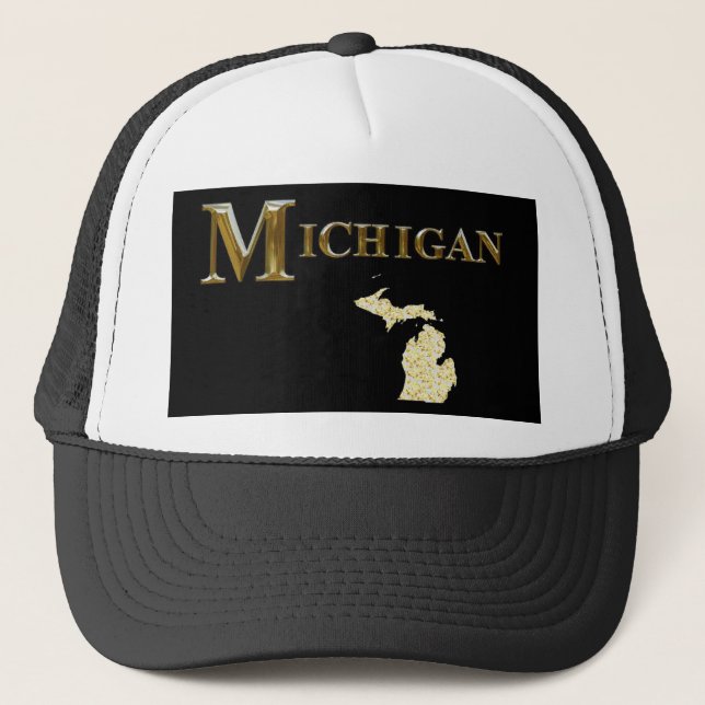 MICHIGAN TRUCKER HAT TRUCKERKAPPE (Vorderseite)