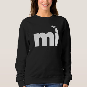 Michigan Two Letter Staat Abkürzung Unique Resi Sweatshirt