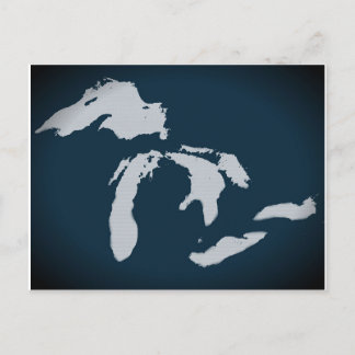 Michigan und die Großen Seen Postkarte
