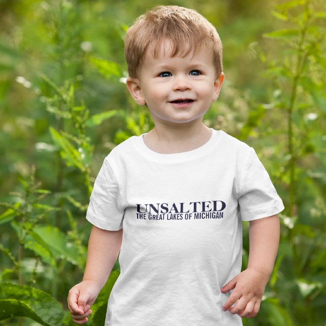 Michigan Unsalted Kids Kleinkind Shirt (Von Creator hochgeladen)