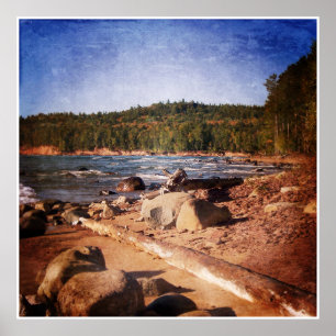 Michigan Upper Halbinsel Poster