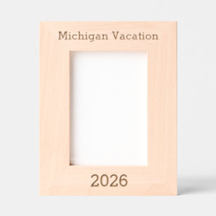 Michigan-Urlaub - lasergerahmter Rahmen