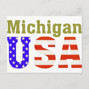 Michigan USA! Postkarte