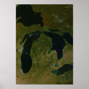 Michigan vom Raum Poster