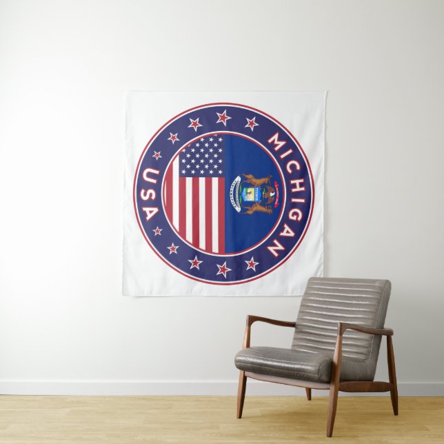 Michigan Wandteppich (Beispiel (Horizontal))