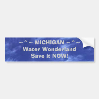 ~^~ MICHIGAN ~^~Water WonderlandSa… Autoaufkleber