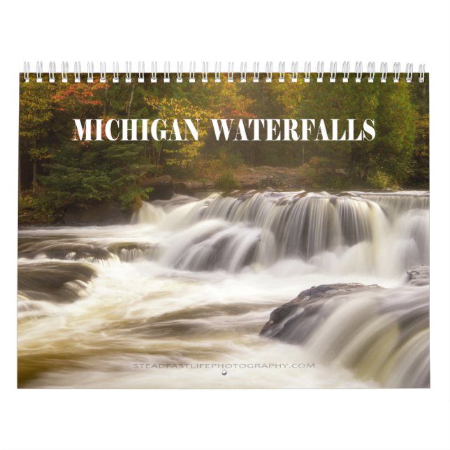 Michigan Waterfall Calendar Kalender (Titelbild)