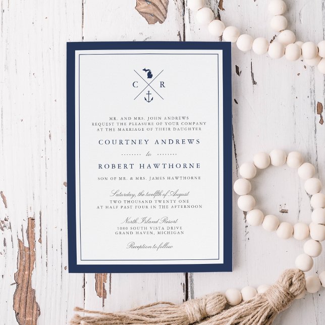 Michigan Wedding Einladung (Von Creator hochgeladen)