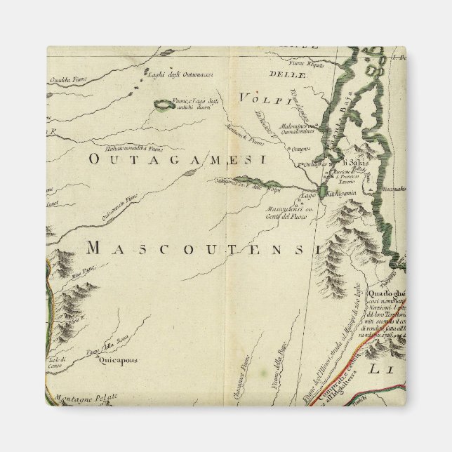 Michigan, Wisconsin, Illinois Magnet (Vorne)