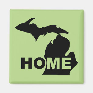 Michigan Zuhause Away From Staat Kühlschrankmagnet