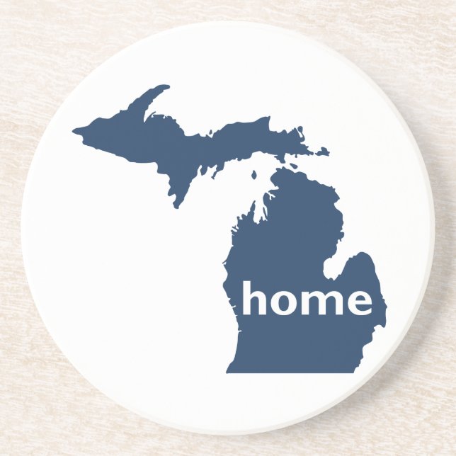 Michigan-Zuhause Getränkeuntersetzer (Vorne)