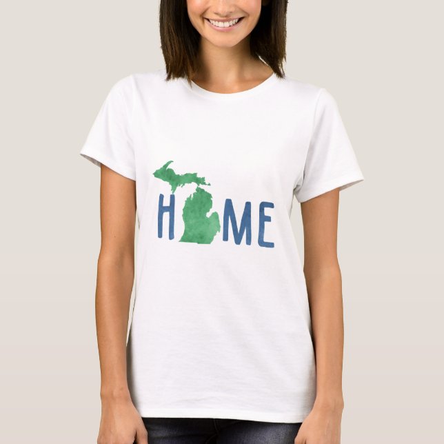 Michigan Zuhause T - Shirt (Vorderseite)