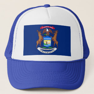 MICHIGANISCHE FLAGE TRUCKERKAPPE