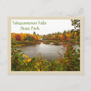 MICHIGAN'S AUTUMN PALETTE/FARBEN, DIE IN RIVE SPIE POSTKARTE
