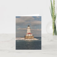 Michigansee-Leuchtturm Notecards