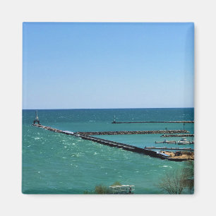 Michigansee, Port Washington, Wisconsin Magnet
