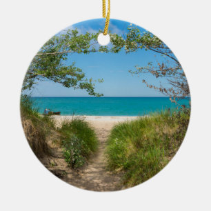Michigansee-Ruhe Keramikornament
