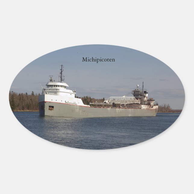 Michipicoten-Aufkleber Ovaler Aufkleber (Vorderseite)
