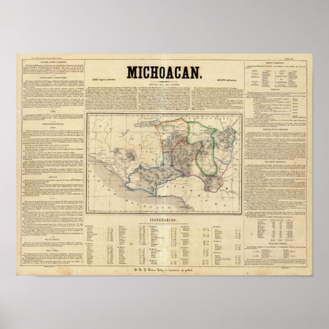 Michoacan, Mexiko 2 Poster (Vorne)