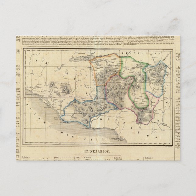 Michoacan, Mexiko 2 Postkarte (Vorderseite)