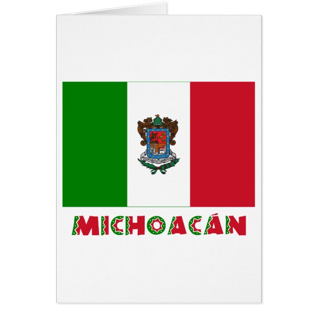 Michoacán nicht offizielle Flagge (Vorne)