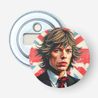 Mick Jagger Rolling Stones vor einer Gewerkschaft  Flaschenöffner