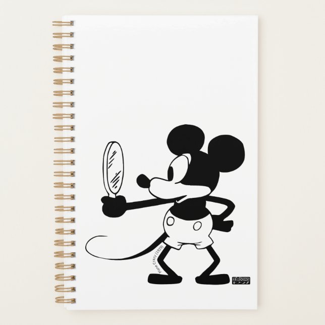 Mickey - Looking in the Mirror (Plane Crazy, 1929) (Devant)
