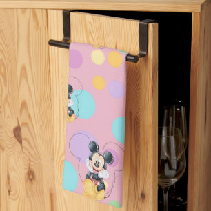 Mickey Maus Punkte rot Baby Shower Geschirrtuch
