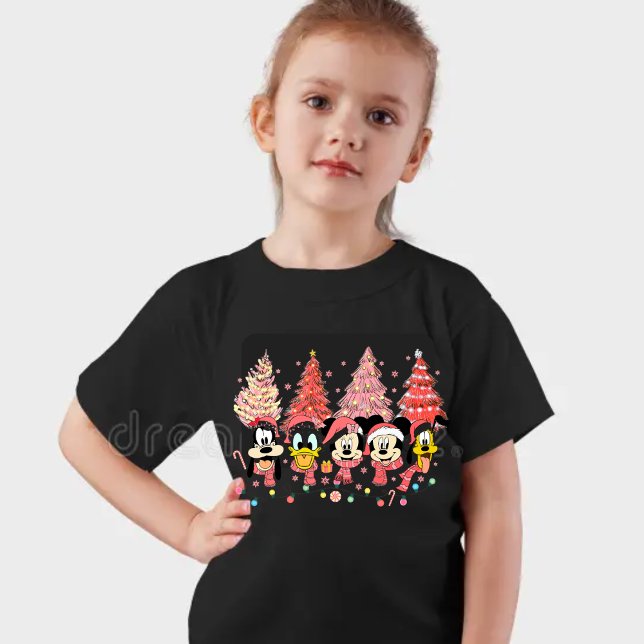 Mickey Maus Weihnachtsbaum DTF T-Shirt (Von Creator hochgeladen)