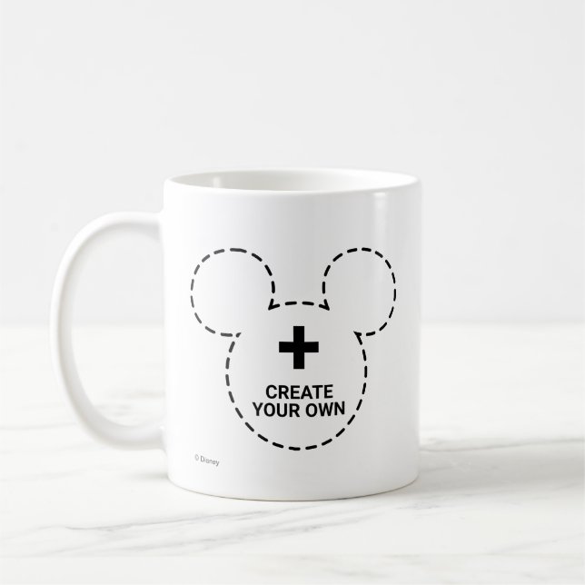 Mickey Mouse Icon Tassen Vorlage (Links)