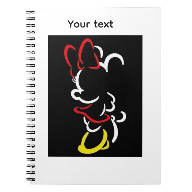 Mickey spiral notebook  notizblock (Vorderseite)