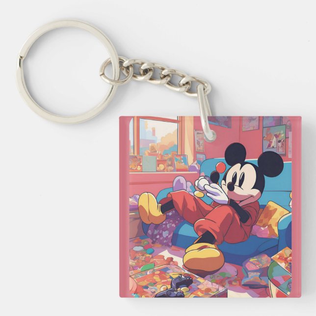 Mickey Take a Brake Schlüsselanhänger (Vorderseite)